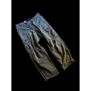 Canterbury Of New Zealand Cargo Paratrooper Vintage Rugby Pants Sz 36 90s